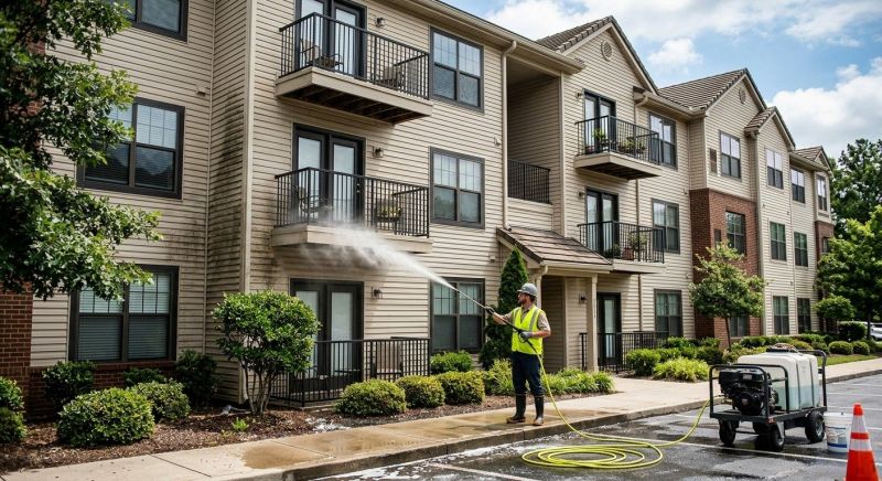Commercial Exterior Cleaning Service